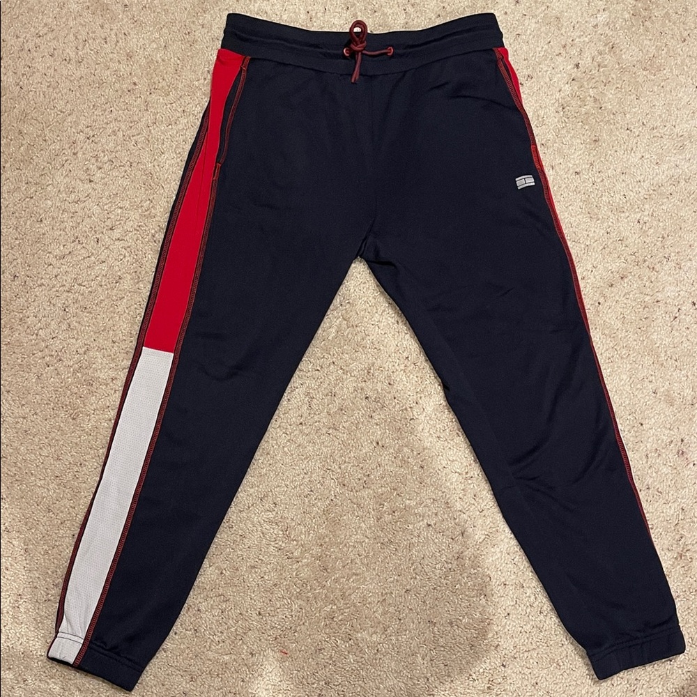 VINTAGE TOMMY HILFIGER TRACK PANTS AALIYAH ROCK THE BOAT SZ M
